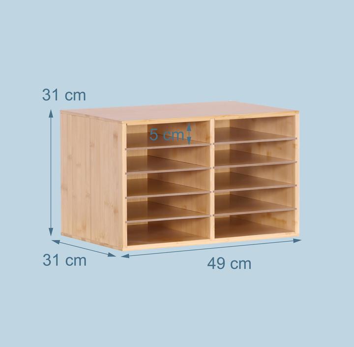 Actual product image Relaxdays document holder (A4)