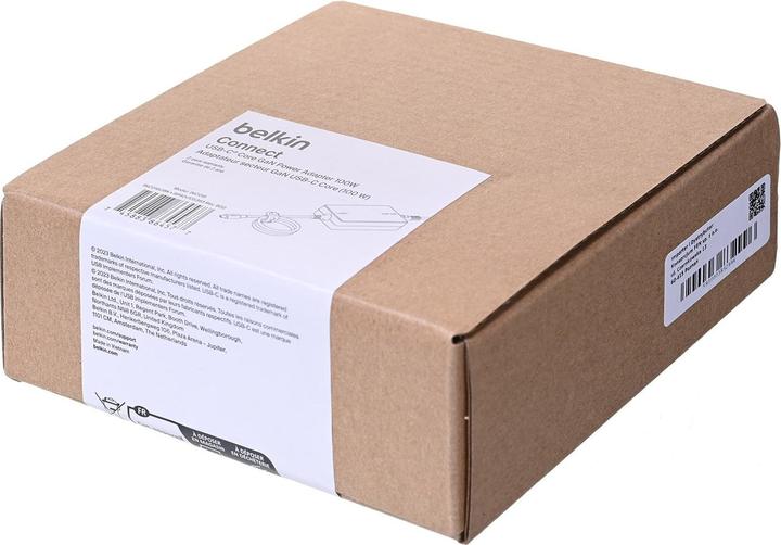 Produktbild Belkin USB-C GaN Netzteil 100W Power Delivery schw. INC016vfBK (100 W)