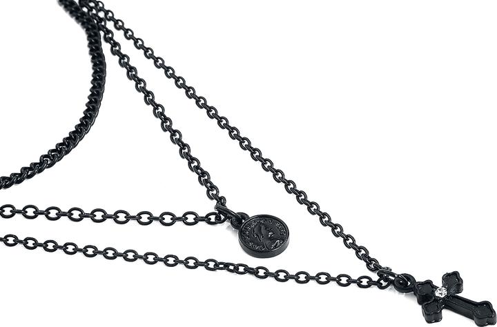 Image du produit Gothicana by EMP Matt Black Cross (Acier, Zinc)