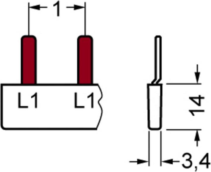 Produktbild Siemens Phasenschiene 1ph 18mm 105mm 10qmm 50A 5ST3601