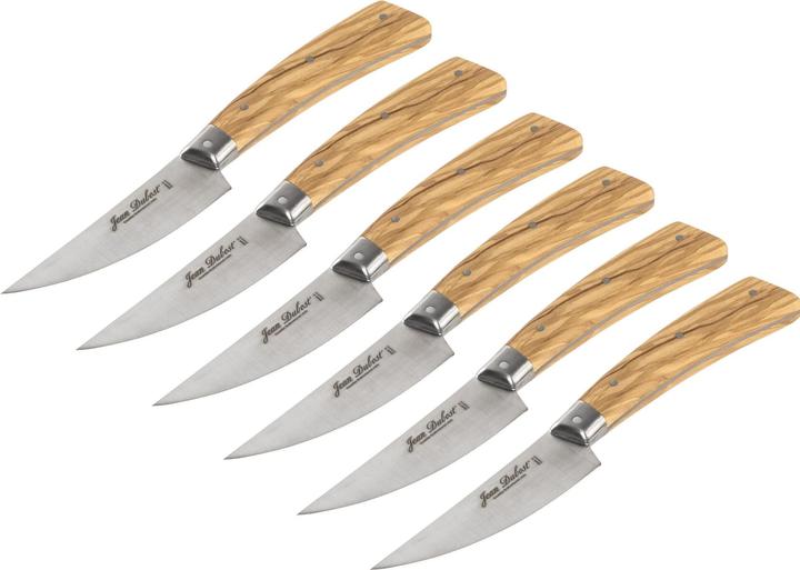 Produktbild Laguiole Jean Dubost Steakmesser Set 6-tlg. BISTRONOMY braun (6 Stück, Messer)