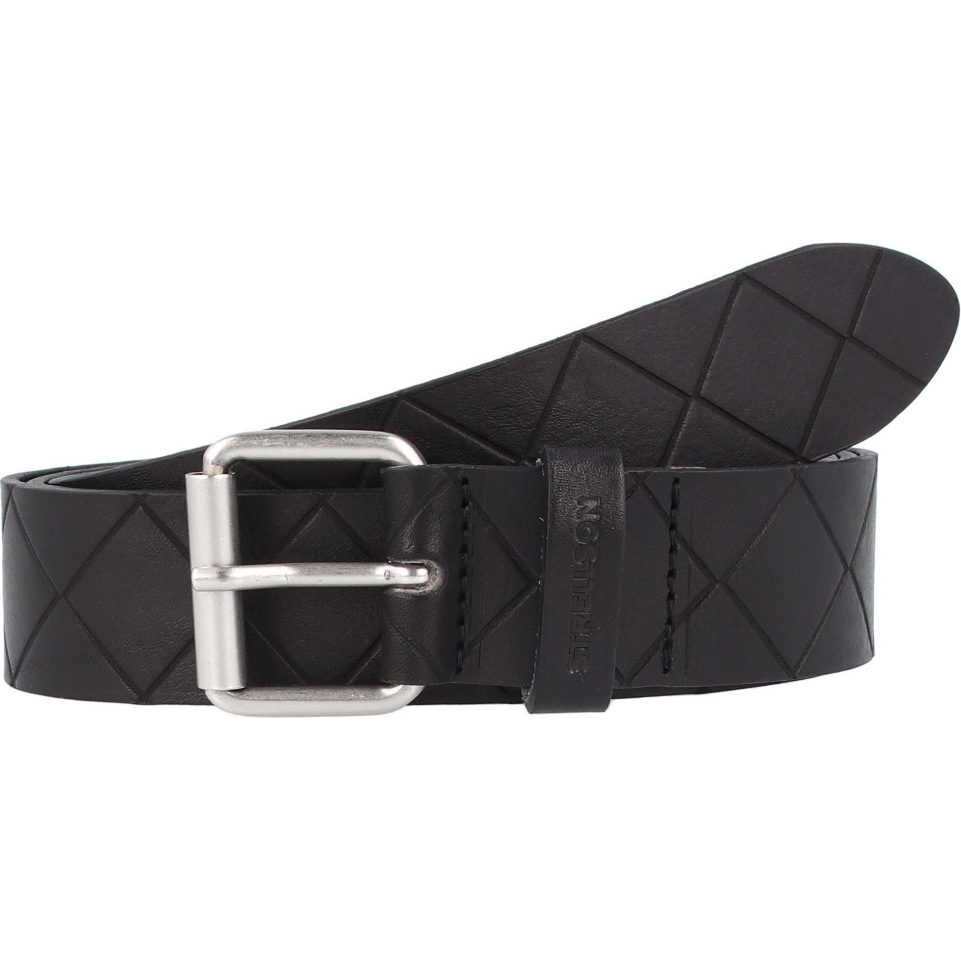 Strellson, Herren, Gürtel, Gürtel Leder, Schwarz, (110)