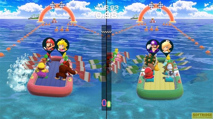 Actual product image Nintendo Super Mario Party + Joy-Con Set (Switch, DE, EN, IT, FR)