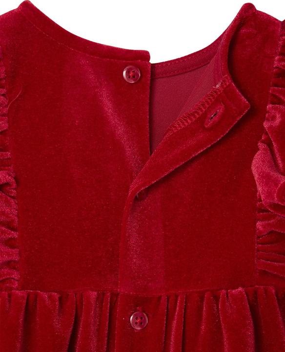 Produktbild Vertbaudet Baby-Set: Samt-Kleid, Haarband und Strumpfhose für Weihnachten, Mädchen (56)