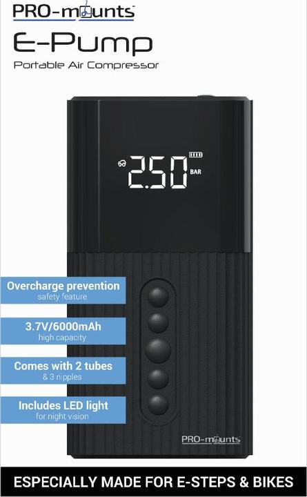 Produktbild PRO-mounts E-Pumpe für E-Tretroller / E-Bike