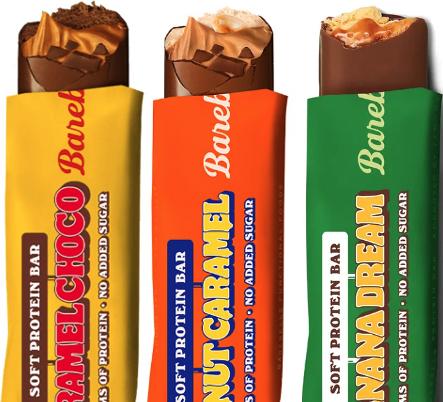 Produktbild Barebells Soft Protein Bar (Caramel Choco, 12 Stk., 660 g)