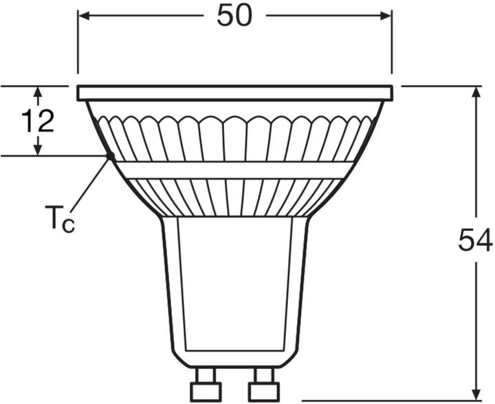 Produktbild Osram LED Leuchtmittel LED STAR PAR16 2.4W 827 GU10 Warm weiss 4099854458484 (GU10, 2.40 W, 230 lm, 6 x, E)
