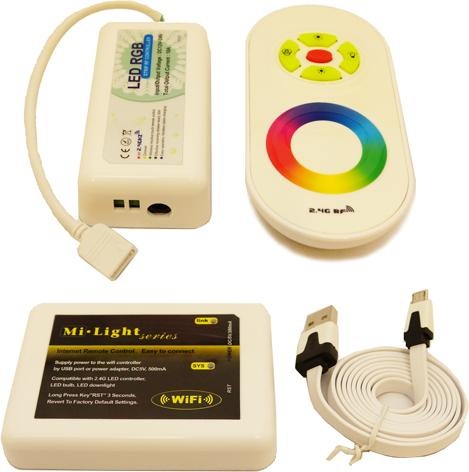 Produktbild Milight Set: Wi-Fi LED Controller und Fernbedienung für Smartphone