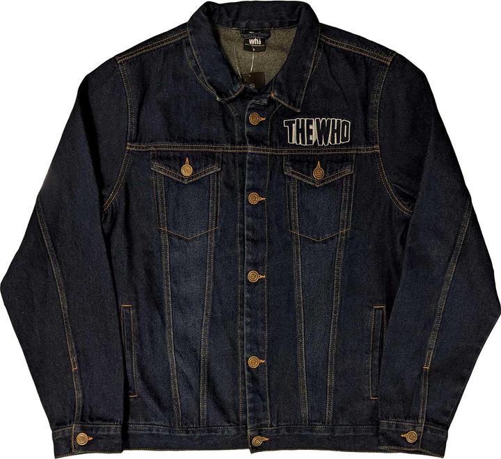 Produktbild Music Brand Erwachsene Long Live Rock Denim Jacke (S)
