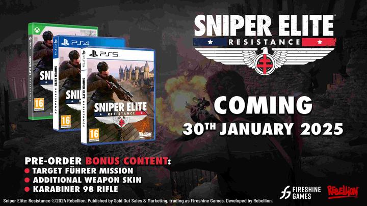 Produktbild Fireshine Games Sniper Elite Resistance (PS5)