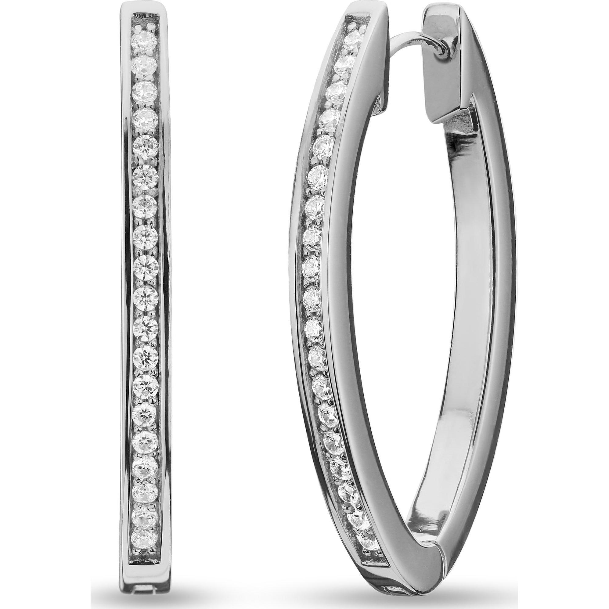 Jette, Ohrringe, Creolen ENDLESS, (925er Silber)
