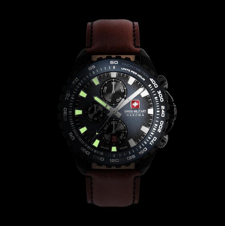 Produktbild Swiss Military Hanowa Herrenuhr (Chronograph, 45 mm)