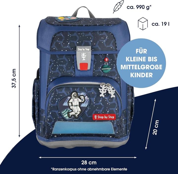 Produktbild Step by Step Ranzen-Set CLOUD, 5-teilig (19 l)