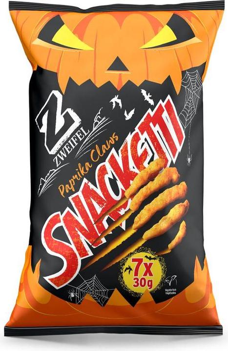 Zweifel Chips Snacketti Paprika Claws Halloween 210 g (210 g)