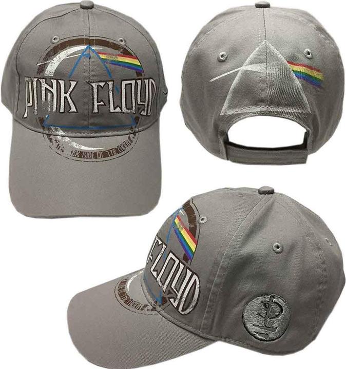 Pink Floyd PinkFloyd DSOTM Album Distress GREY Baseball Cap