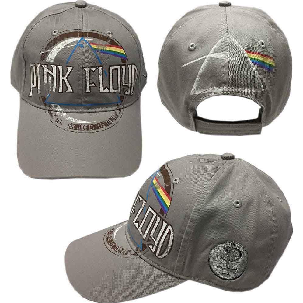 Pink Floyd, Cappellino, PinkFloyd DSOTM Album Distress GREY Baseball Cap, Grigio