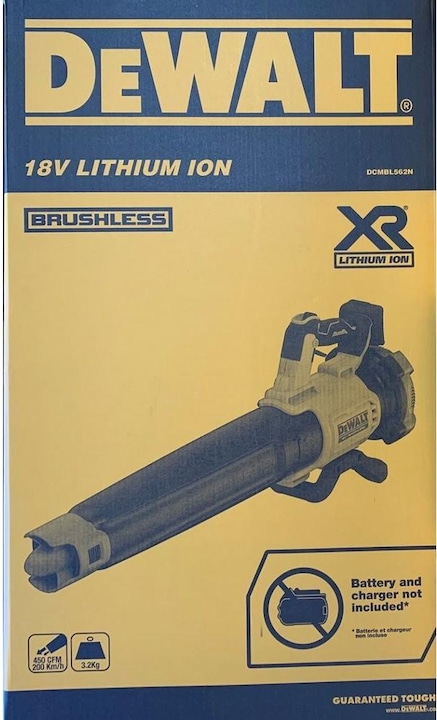 Actual product image DeWalt DCMBL562NXJ (Rechargeable battery operated, Leaf blower)