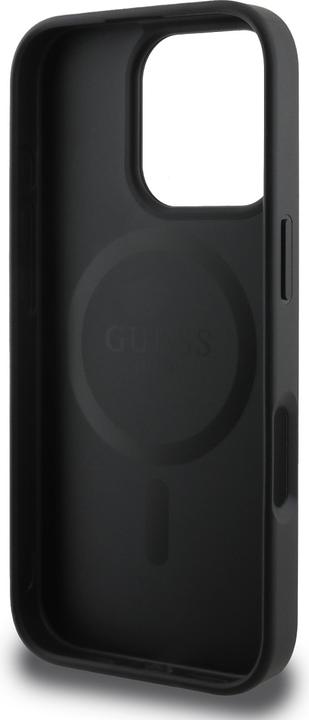 Image du produit Guess PU Leather 4G Big Love Logo MagSafe Case pour iPhone 16 Pro Noir (Apple iPhone 16 Pro)