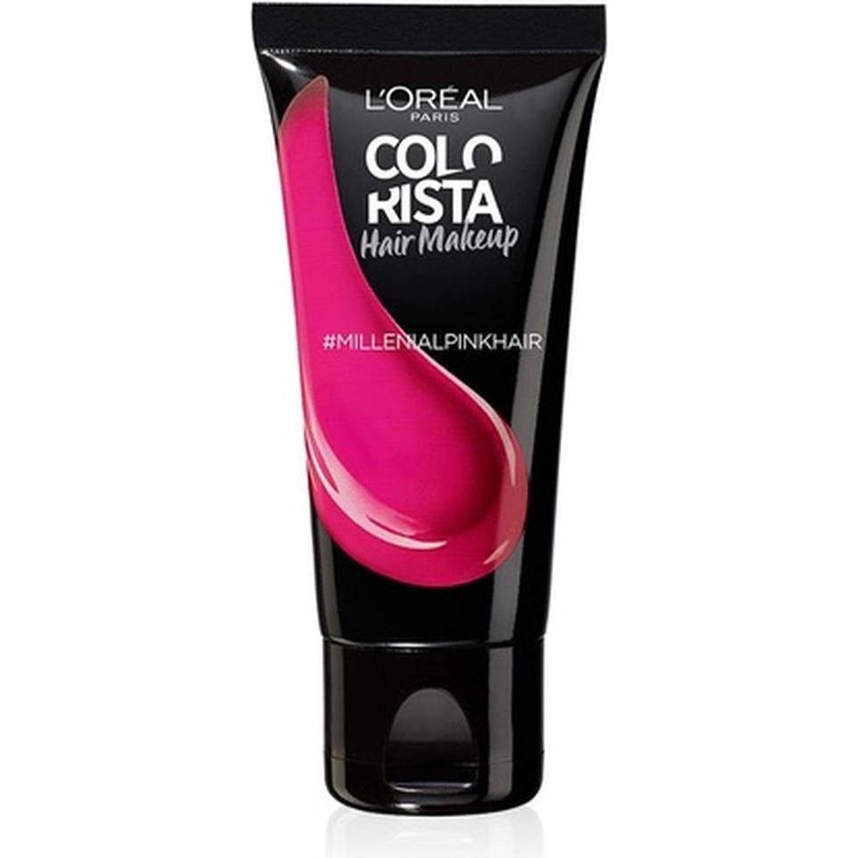 L'oréal Paris Rosa Tinta Per Capelli, L'oreal Colorista Trucco Temporaneo Per Capelli #Millennialpinkhair 30Ml. (#Millennialpink)