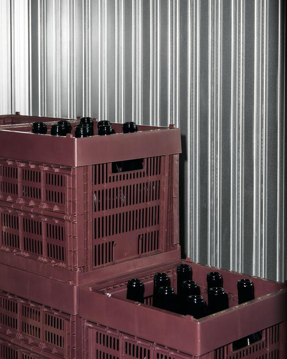 Actual product image HAY - Colour Crate Plastic Lid M (Bordeaux)