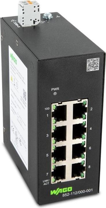 Produktbild Wago GmbH & Co. KG Industrial-ECO-Switch 8 Ports 100Base-TX 852-112/000-001 (8 Ports)