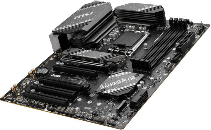 Actual product image MSI B760 GAMING PLUS WIFI LGA1700 mATX MB 4xDDR5 4xSATA 2xM.2 (LGA 1700, Intel B760, ATX)