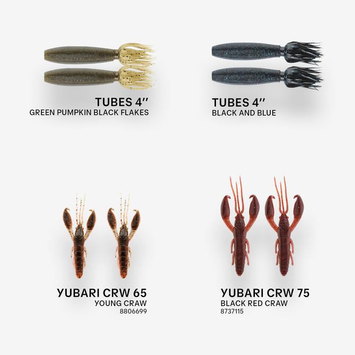 Actual product image Caperlan Kunstköder-Set Köderbox BOXSB Schwarzbarsch