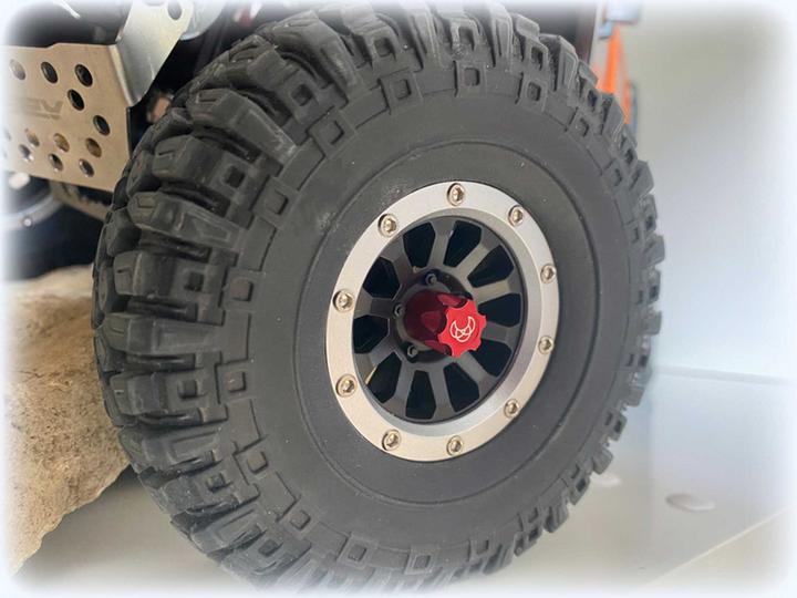 Produktbild Absima 1/10 radnabe m4 rot (4)