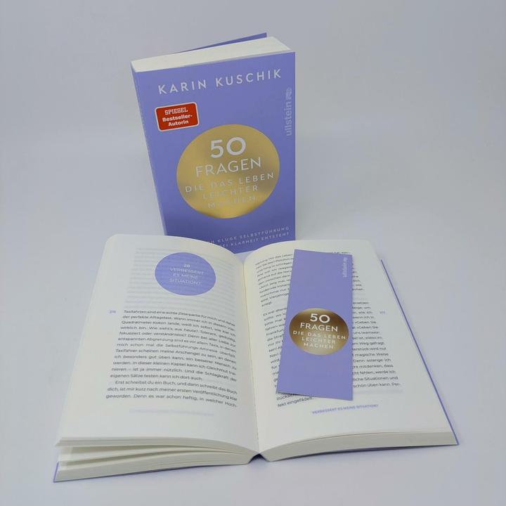 Actual product image 50 Fragen, die das Leben leichter machen (German, Karin Kuschik, 2025)