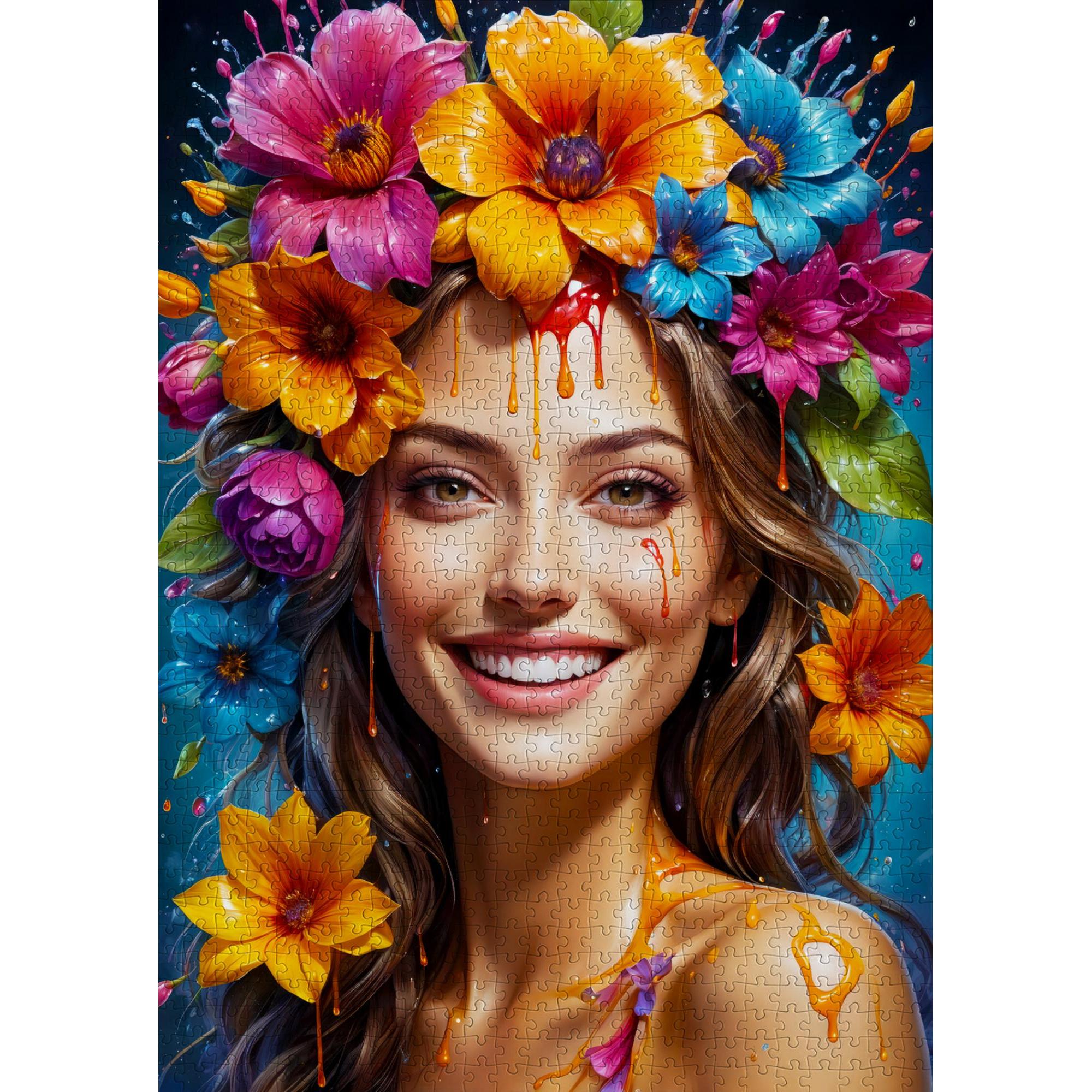 Thumbnail - Enjoy Puzzle Puzzle 1000 Teile - Blumenmädchen (1000 Teile)