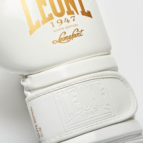 Actual product image Leone Boxing glove White Edition GN059W (10 OZ, One size)
