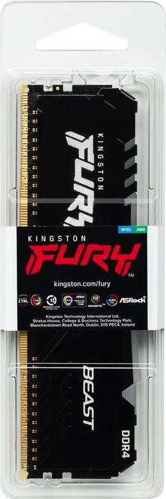 Produktbild Kingston FURY Beast RGB (1 x 16GB, 3733 MHz, DDR4-RAM, DIMM)
