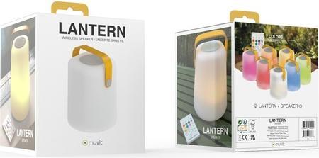 Produktbild Muvit Lantern Enceinte Lumineuse Bluetooth Exterieure 10w Jaune (4 h, Akkubetrieb)