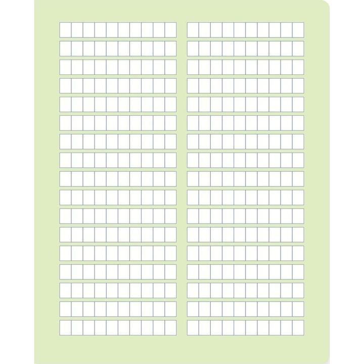 Produktbild Ursus Schulheft R.2 19.5 x 24 cm quart, Kariert, Grün (19.5 x 24 cm, Kariert, Weicher Einband)