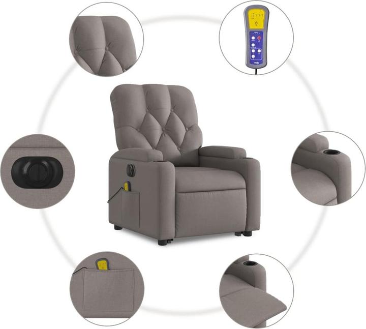 Image du produit vidaXL Massagesessel mit Aufstehhilfe