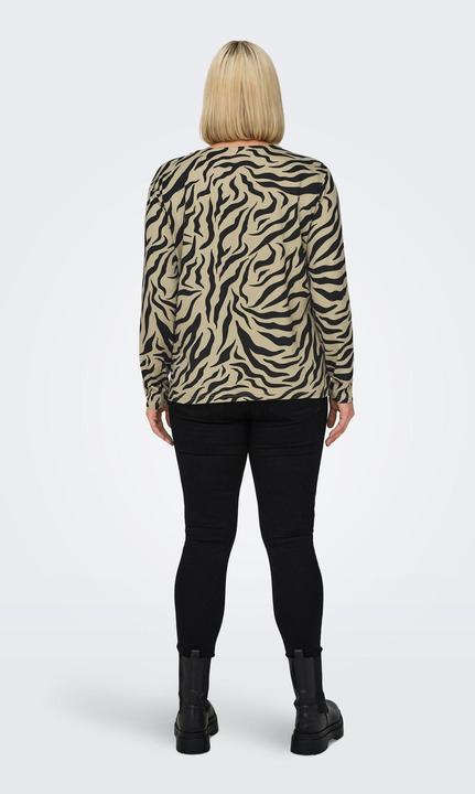 Actual product image Only Regular fit Round neck Curve Voluminous arm cut Top Top (M)