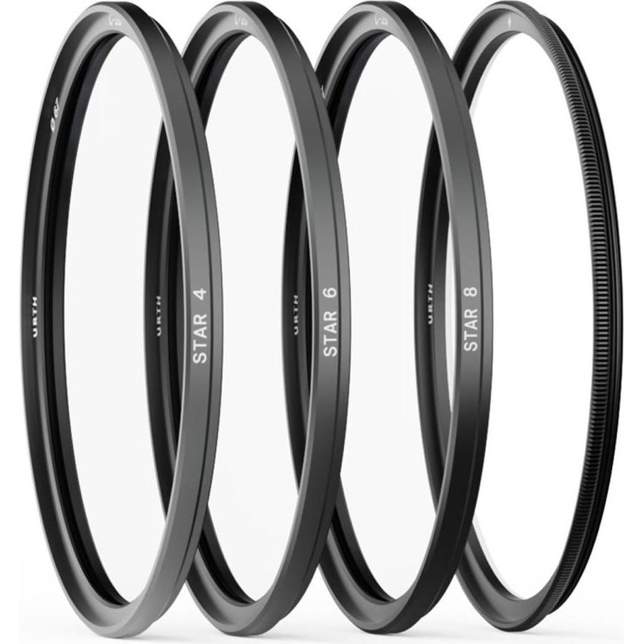 Urth 72mm Magnetic Stellar Filter Kit Plus+ (4 point, 6 point, 8 point) (72 mm), Filtro fotografico