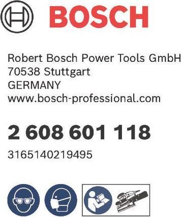 Produktbild Bosch Professional Zubehör Schleifteller weich, 125 mm, für GEX 12 A, GEX 12 AE, GEX 125 A, GEX 125 AC (Sehr fein)
