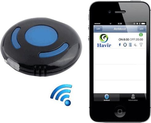 Produktbild Hermex HAVIR Bluetooth Anti-Lost für Apple - Schwarz (iOS)