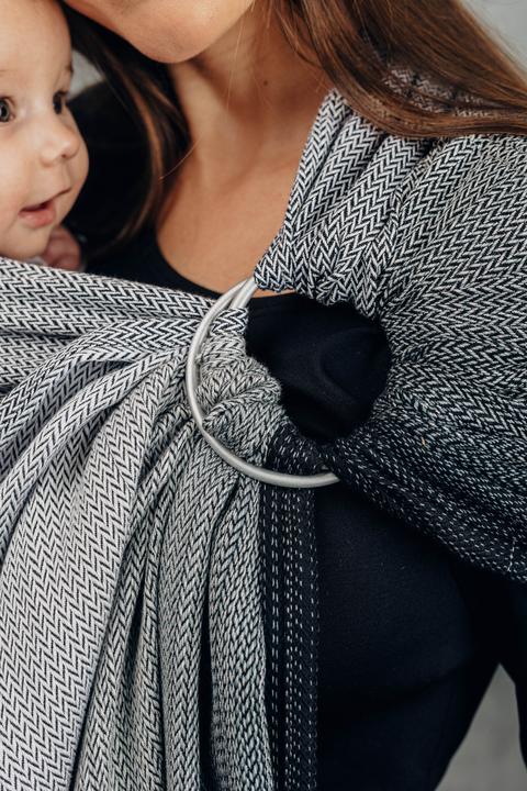 Produktbild Lennylamb Ring Sling Little Herringbone Ombre Grey (1.80 m)