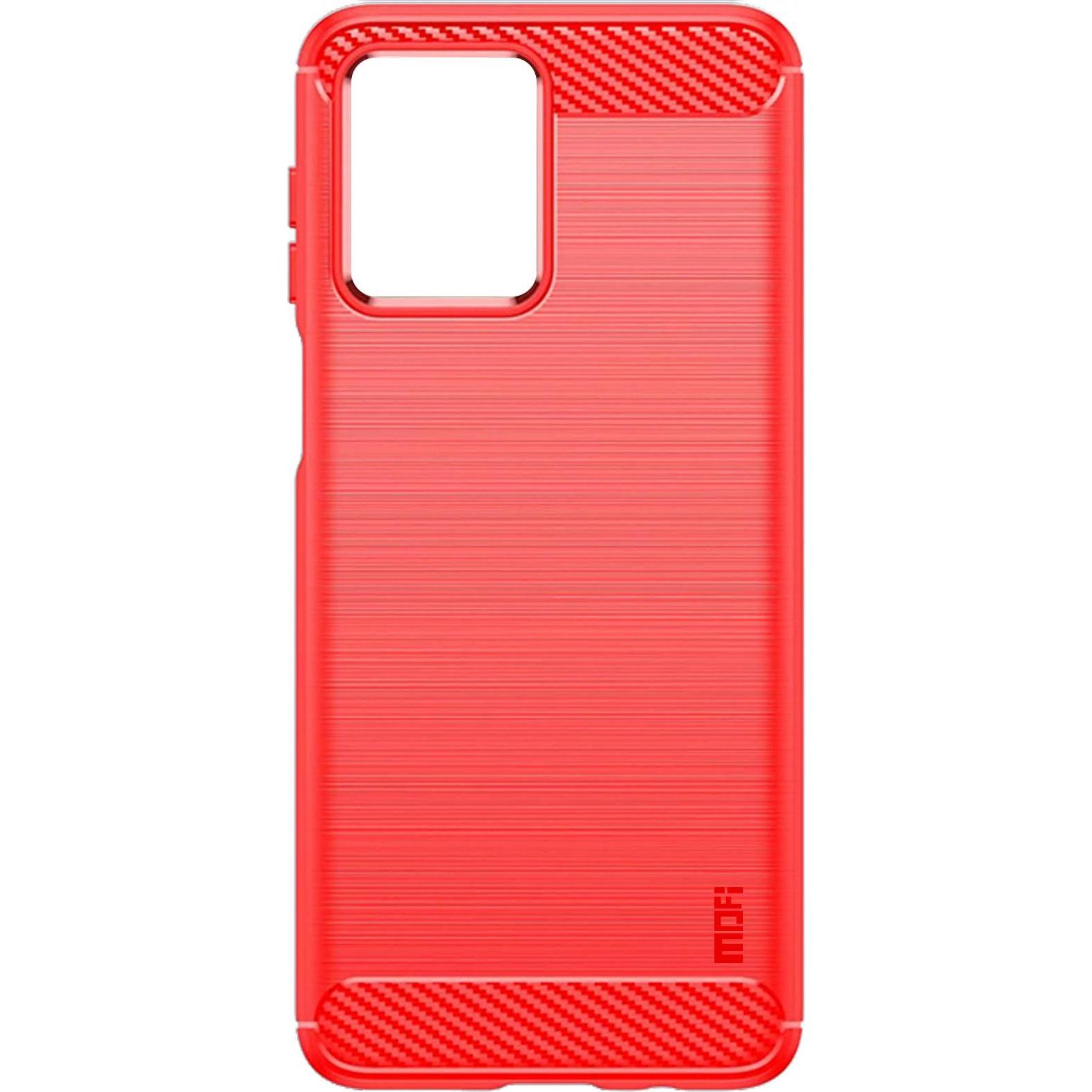 Avizar Classic Carb Series (Motorola Moto G54), Smartphone Hülle, Rot