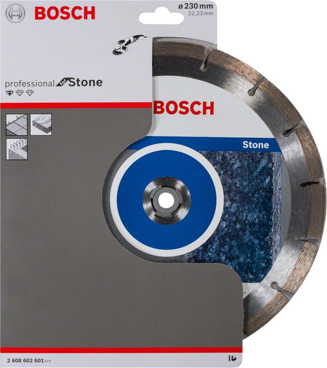 Produktbild Bosch Professional Zubehör Diamanttrennscheibe Standard for Stone, 230 x 22,23 x 2,3 x 10 mm, 1er-Pack