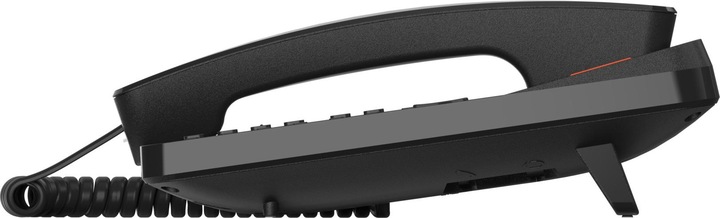 Actual product image Gigaset DESK 600 black corded desk and wall phone 7 direct dial keys phone book Hearing aid compatib