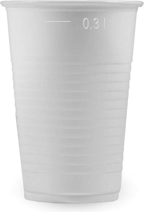 Actual product image Wimex.eu Drinking cup (PP) white 78mm 0.3L - 10 pieces (10 x)