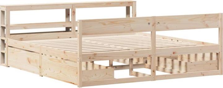 Actual product image vidaXL Bettgestell (140 x 200 cm)