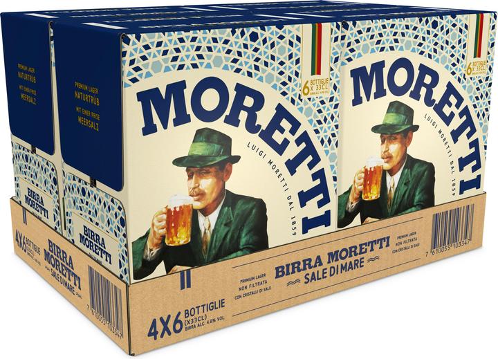 Birra Moretti Sale di Mare (24 x 33 cl)