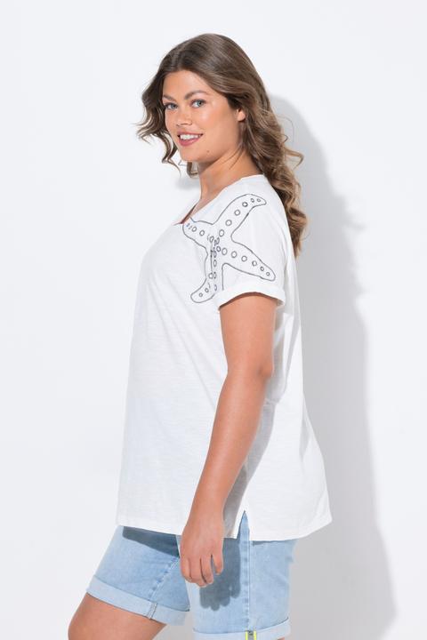 Immagine prodotto Laurasøn T-shirt con scollo a girocollo e mezze maniche (42)