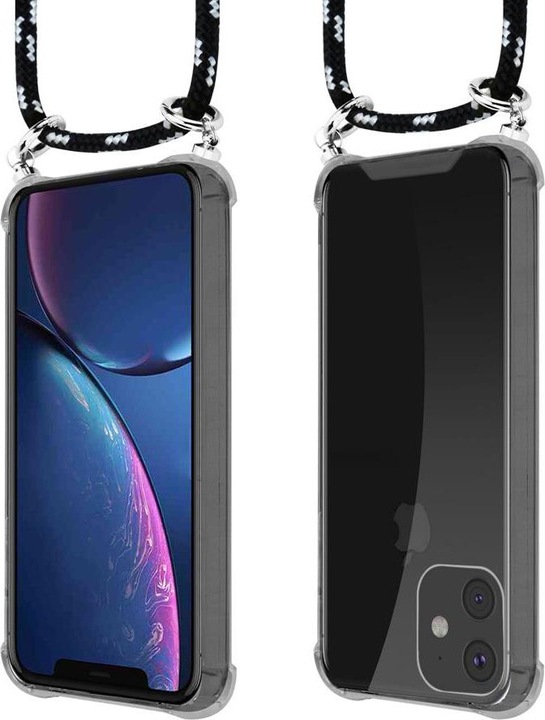 Produktbild Cadorabo TPU Handy Kette SILBER Cover