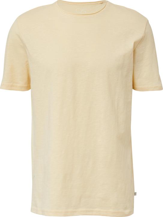 Produktbild S.Oliver T-Shirt Baumwollshirt mit Rollkante und Flammgarnstruktur (XXL)
