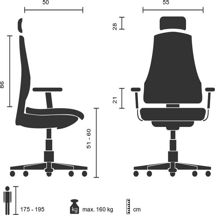 Actual product image Hjh Office Brenton XXL